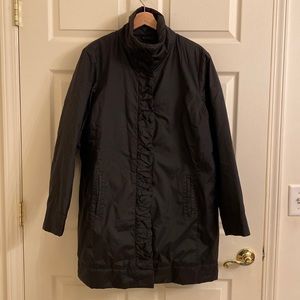 Anne Klein black down coat size XL